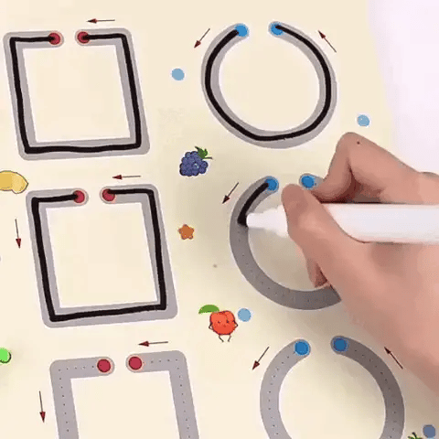 Colorful Handwriting Workbook for Toddlers – Tracing Letters, Numbers, and Shapes, 50 Activity Pages, 8.5 x 11 Inches 1