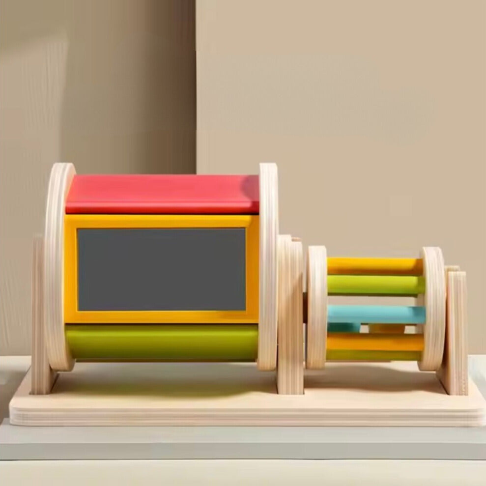 Colorful Spinning Drum Toy for Toddlers – Engaging Musical Activity for Early Development 0