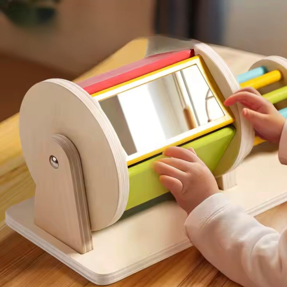 Colorful Spinning Drum Toy for Toddlers – Engaging Musical Activity for Early Development 1