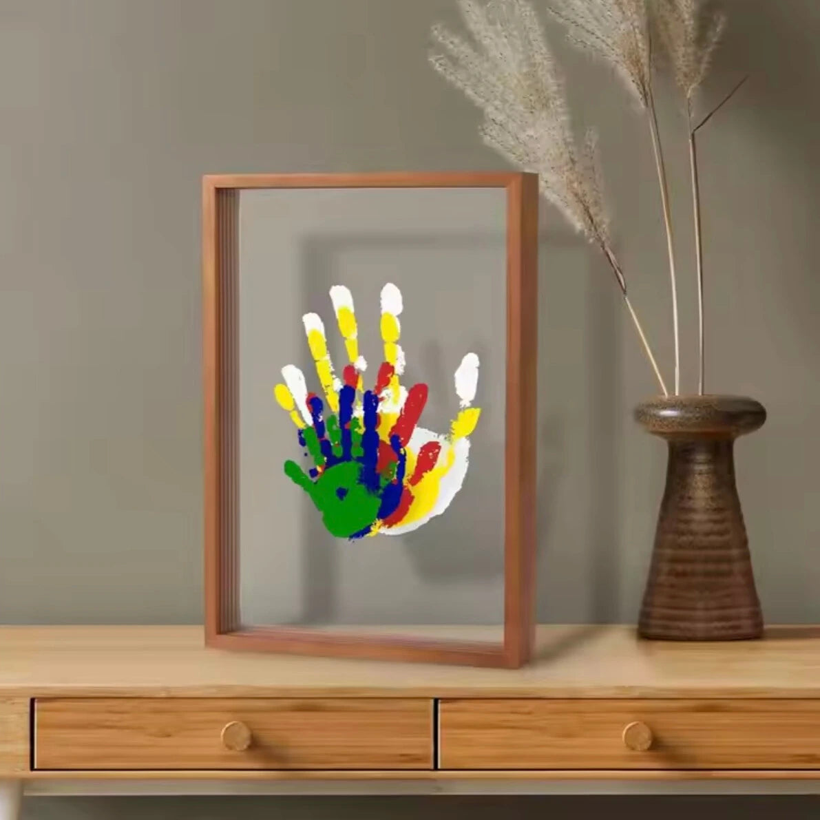 DIY Toddler Handprint Frame Kit – Create Lasting Memories with Colorful Displays 1