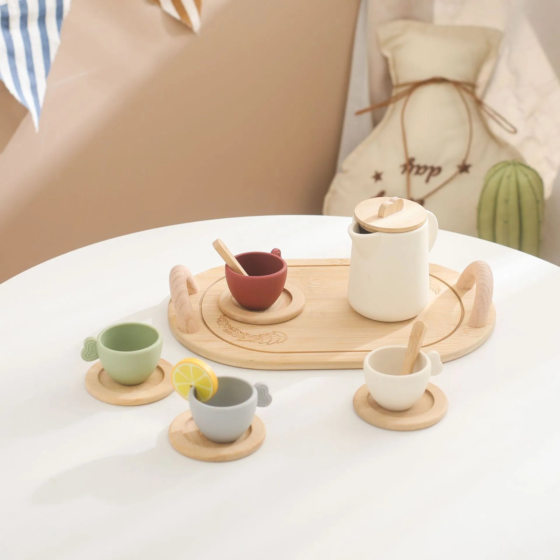 Montessori-Inspired Toddler Tea Set for Imaginative Play – Perfect for Fine Motor Skills Development 1