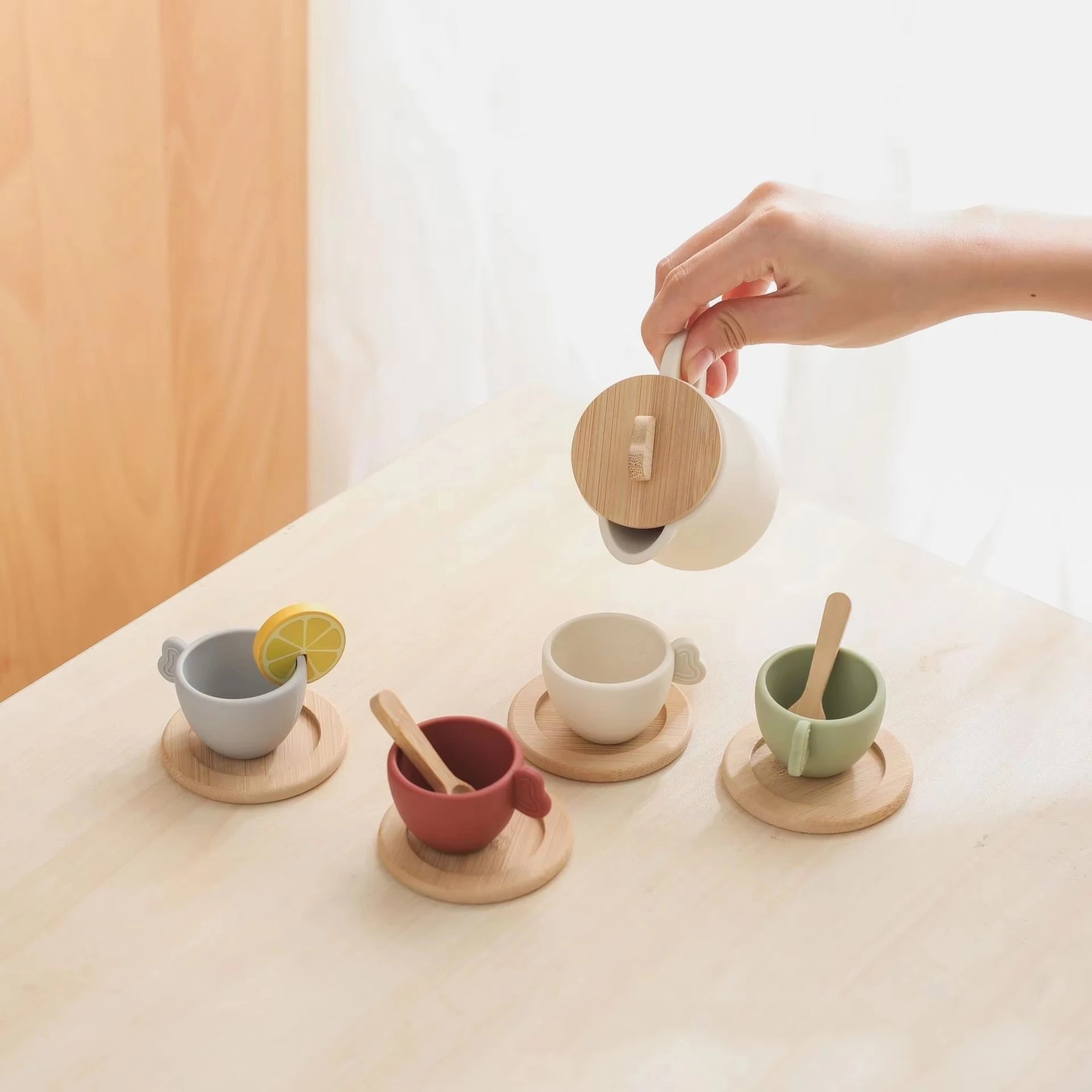 Montessori-Inspired Toddler Tea Set for Imaginative Play – Perfect for Fine Motor Skills Development 2