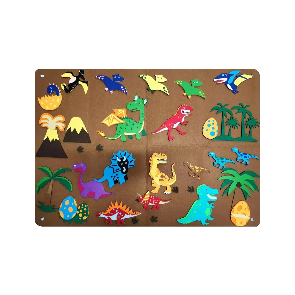 Toddler Adventure Felt Board for Imaginative Play – Nature, Farm, Ocean, and Space Themes 3