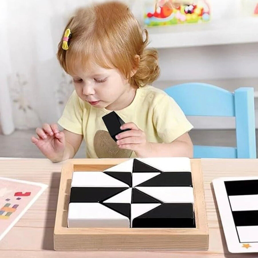 Wooden Shape Puzzle for Toddlers – Educational Geometric Toy for Shape Recognition and Fine Motor Skills Development 1