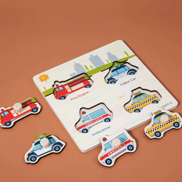 Wooden Shape & Place Puzzle for Toddlers – Montessori-Inspired Fine Motor Skill Development 2