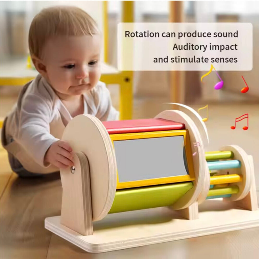 Colorful Spinning Drum Toy for Toddlers – Engaging Musical Activity for Early Development 2