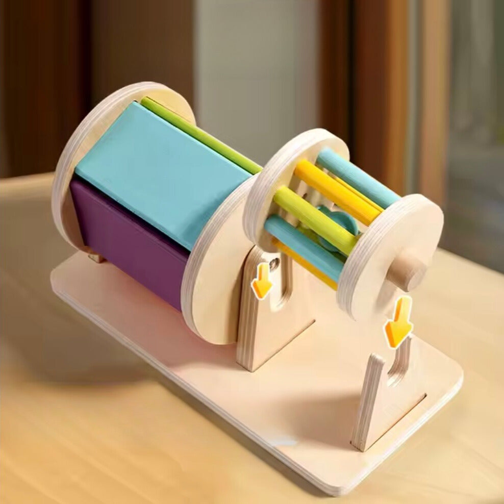 Colorful Spinning Drum Toy for Toddlers – Engaging Musical Activity for Early Development 3