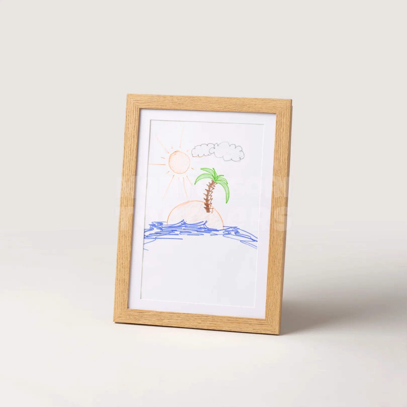 Creative Display Frame for Kids' Artwork – Stylish Storage Solution for A4 and A3 Drawings 1