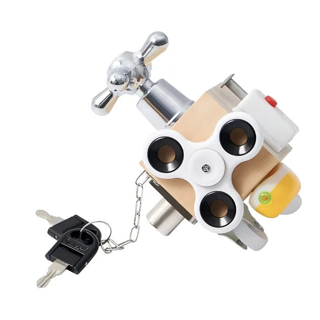 Interactive Busy Cube for Toddlers - Engaging Sensory Development Toy 1