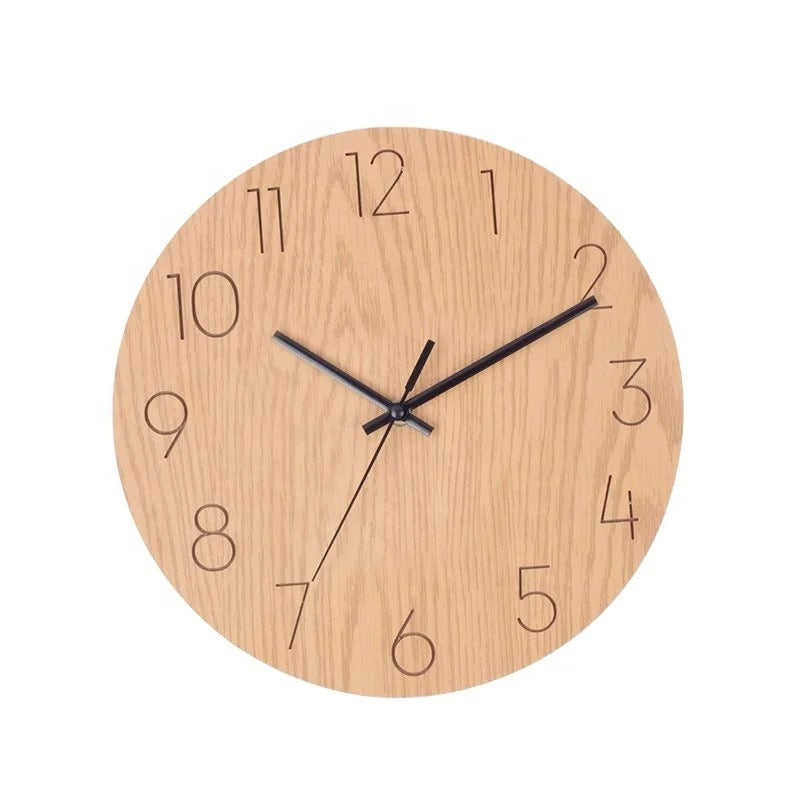 Montessori-Inspired Wooden Clock for Toddlers – Educational and Stylish Timepiece 0