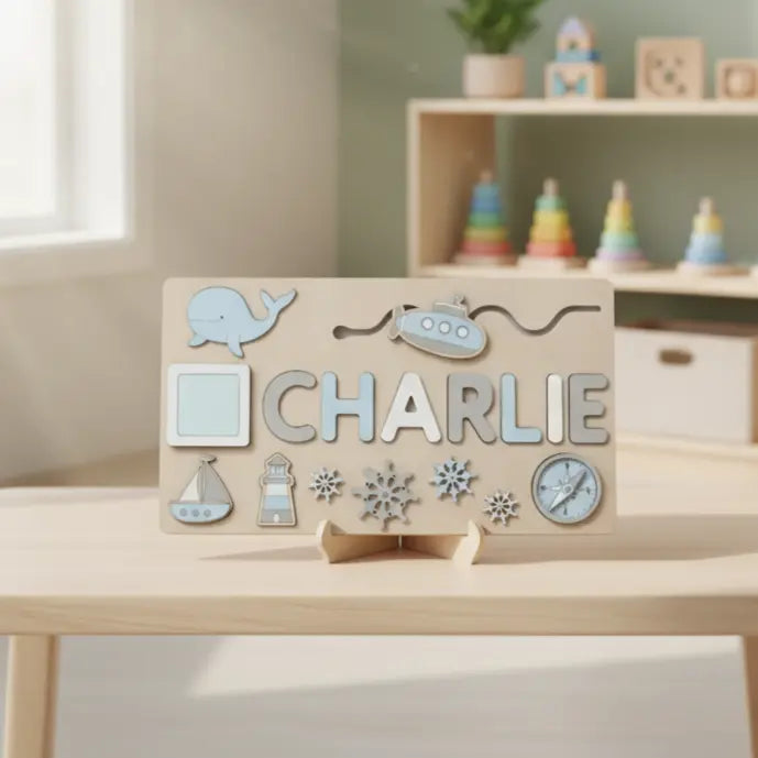 Personalized Wooden Name Puzzle for Toddlers – Educational and Fun Learning Toy 3
