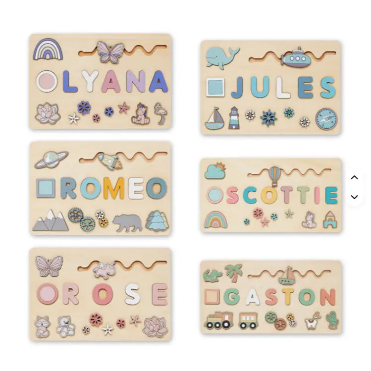 Personalized Wooden Name Puzzle for Toddlers – Educational and Fun Learning Toy 6
