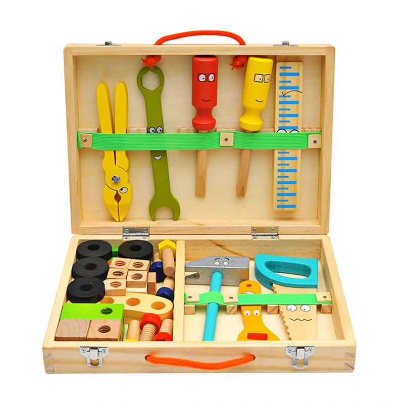 Wooden Craft Kit for Toddlers – Colorful Building Set for Creative Play 0