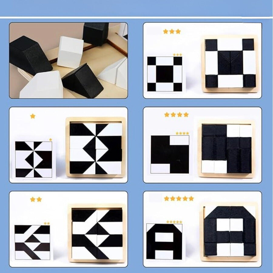 Wooden Shape Puzzle for Toddlers – Educational Geometric Toy for Shape Recognition and Fine Motor Skills Development 2