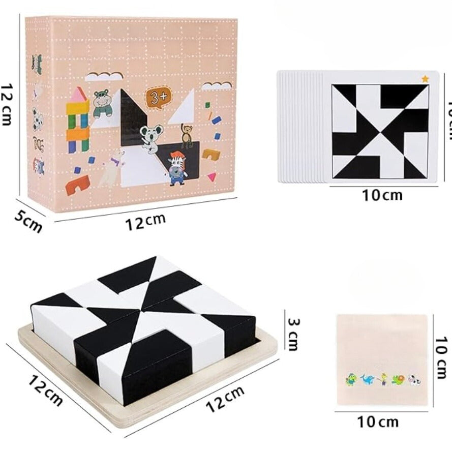 Wooden Shape Puzzle for Toddlers – Educational Geometric Toy for Shape Recognition and Fine Motor Skills Development 3